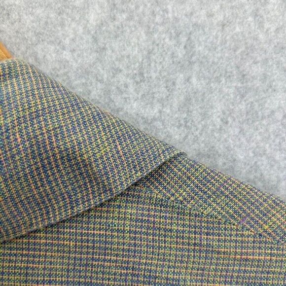 Vintage FLAX Small Linen Tunic Top Blouse Button Front Collared Lagenlook Flowy - Picture 8 of 16